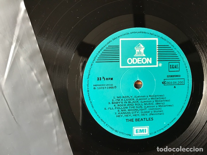 Discos de vinilo: Beatles for sale - Foto 3