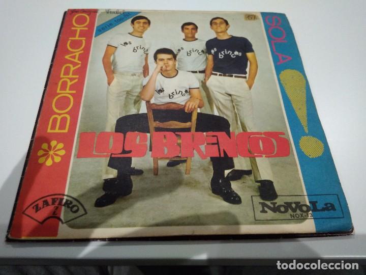 Discos de vinilo: Single los brincos borracho buen sonido - Foto 1