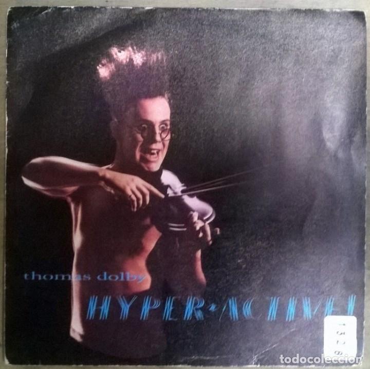 Discos de vinilo: Thomas Dolby. Hyper-Active (Hyperactive)/ White city. Emi, Spain 1984 (single promocional) - Foto 1