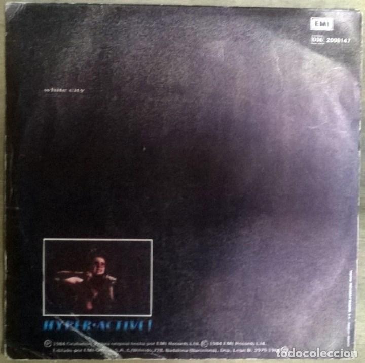 Discos de vinilo: Thomas Dolby. Hyper-Active (Hyperactive)/ White city. Emi, Spain 1984 (single promocional) - Foto 2