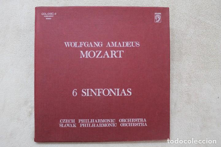Discos de vinil: WOLFGANG AMADEUS MOZART 6 SINFONIAS BOX CAJA 3LPS VINYLS MADE IN SPAIN 1972