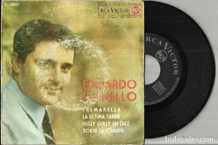 Discos de vinilo: EDOARDO VIANELLO EP TREMARELLA - HULLY GULLY EN DIEZ + 2 - ESPA&Ntilde;A 1964
