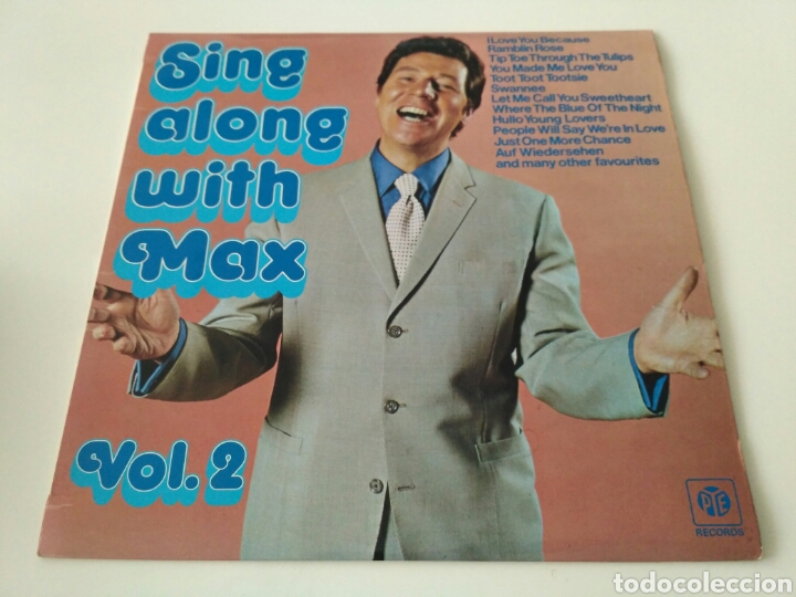Discos de vinilo: Max Bygraves - Sing Along With Max - Vol. 2 (LP, Blu) - Foto 1