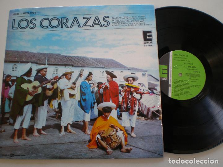 Dischi in vinile: LOS CORAZAS - St - LP ECUADOR ESTELAR 1972 // LATIN Pasillo BOMBA Albazo SANJUANITO
