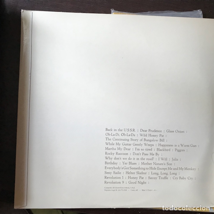 Discos de vinilo: The Beatles. &Aacute;lbum blanco - Foto 3