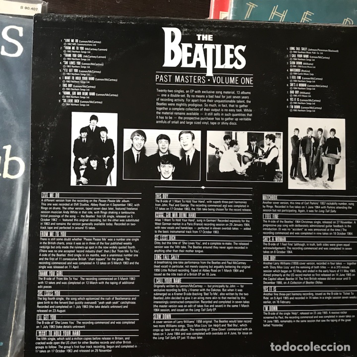 Discos de vinilo: Past masters. Volumes one & two. The Beatles - Foto 3