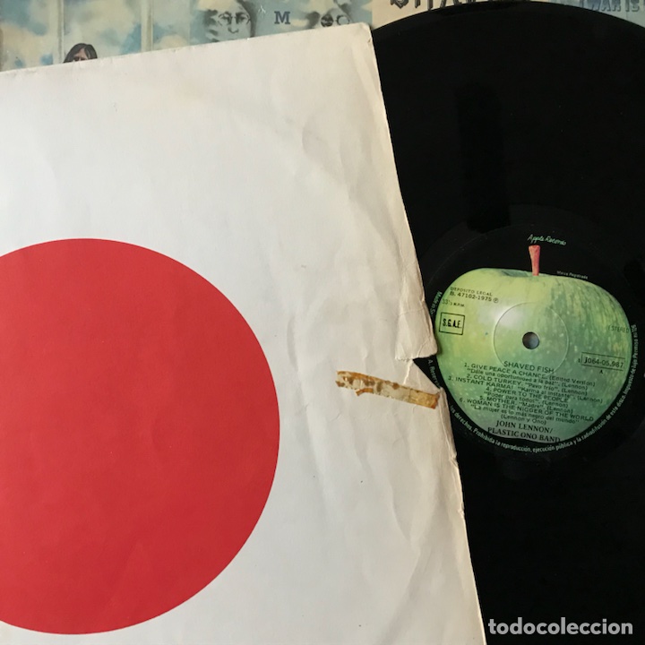 Discos de vinilo: Shaved fish. John Lennon. Plastic Ono Band - Foto 3