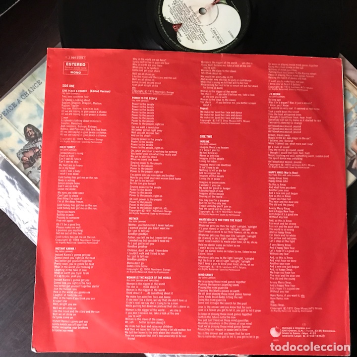 Discos de vinilo: Shaved fish. John Lennon. Plastic Ono Band - Foto 5