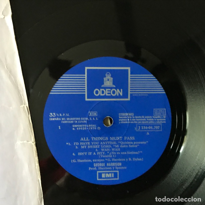 Discos de vinilo: All things must pass. George Harrison. Box - Foto 4
