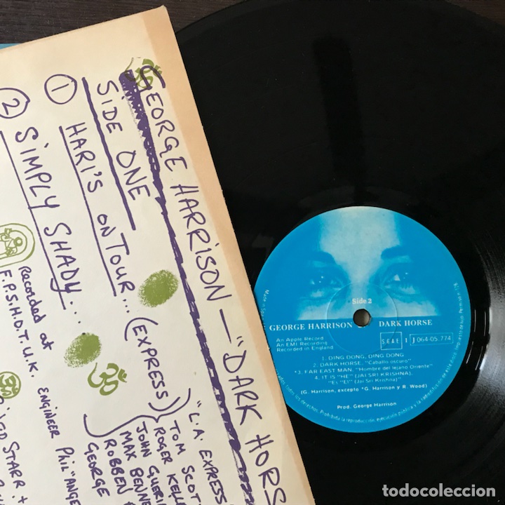 Discos de vinilo: Dark horse. George Harrison - Foto 5