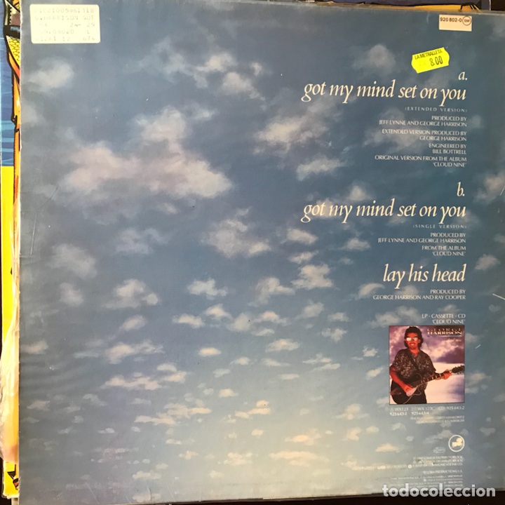 Discos de vinilo: Got my mind set on you. George Harrison - Foto 2