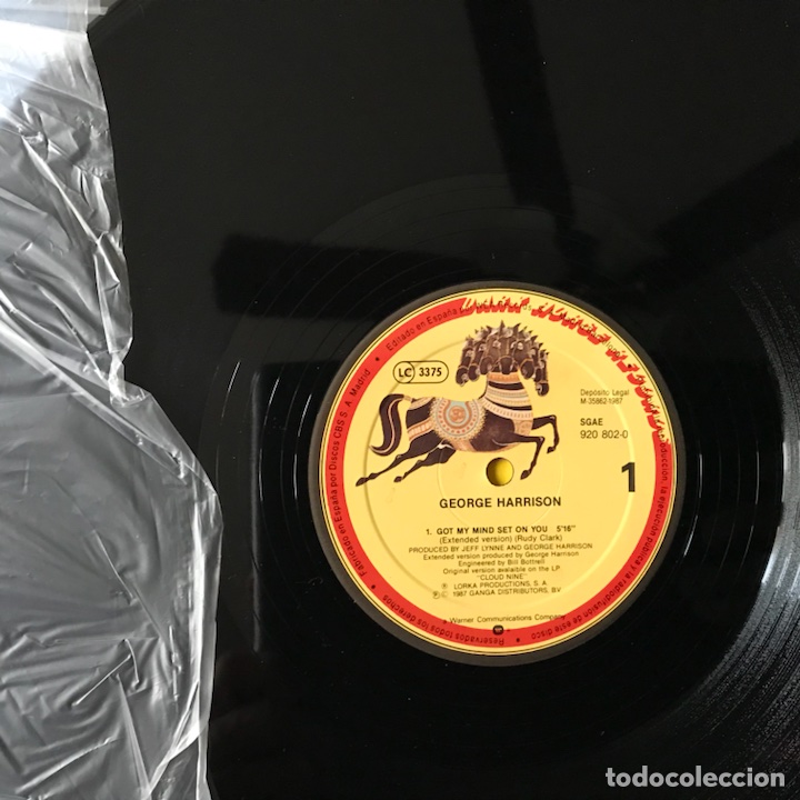 Discos de vinilo: Got my mind set on you. George Harrison - Foto 3