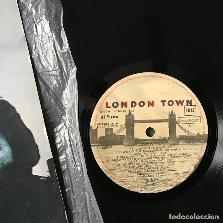 Discos de vinilo: London Town. Paul McCartney - Foto 3