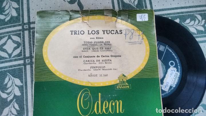 Disques de vinyle: E P`(VINILO) DE TRIO LOS YUCAS A&Ntilde;OS 50