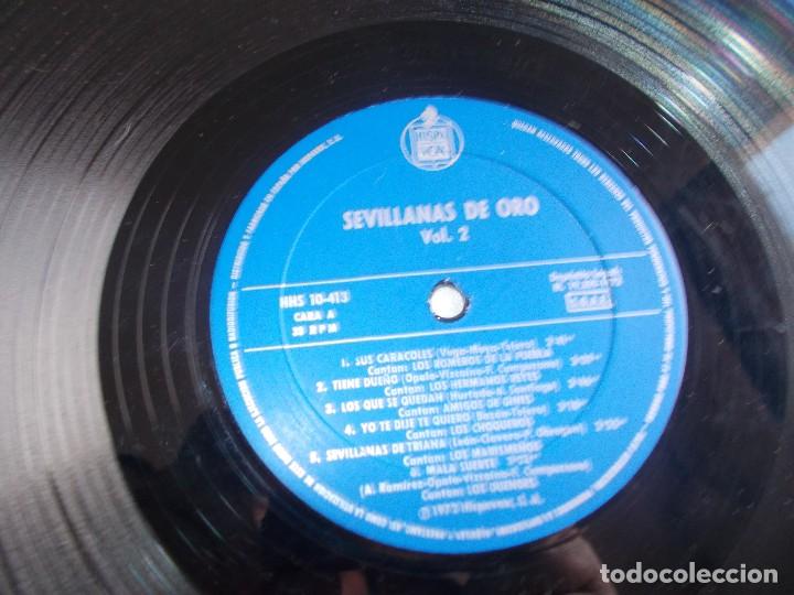 Discos de vinilo: SEVILLANAS DE ORO Vol. 1-2 - Foto 3