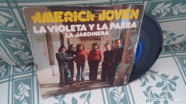 Disques de vinyle: SINGLE (VINILO) DE AMERICA JOVEN A&Ntilde;OS 70