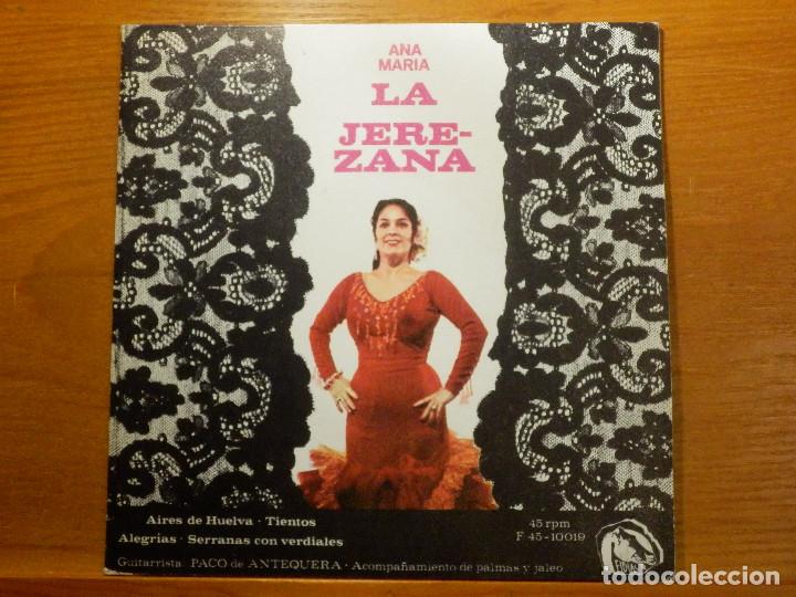 Discos de vinilo: EP - Ana María, La Jerezana - Montañas de pena, Rejas Bronce, Plata y canela, lAmapolaas Fidias 1966 - Foto 1 - 113914615