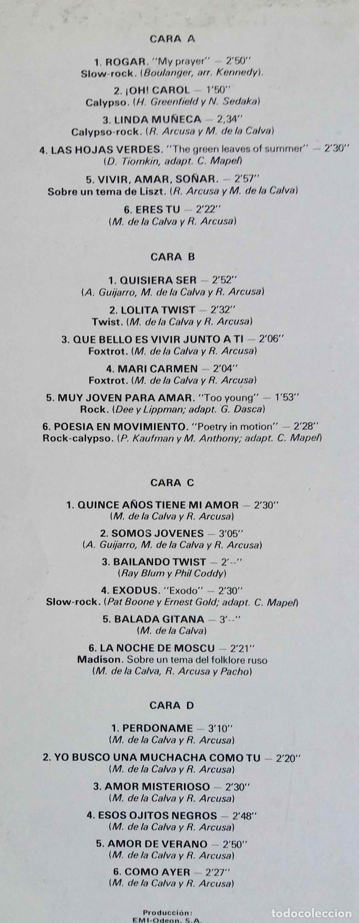 Discos de vinilo: D&Uacute;O DIN&Aacute;MICO, LA VOZ DE... DOBLE LP, 2 DISCOS - Foto 2