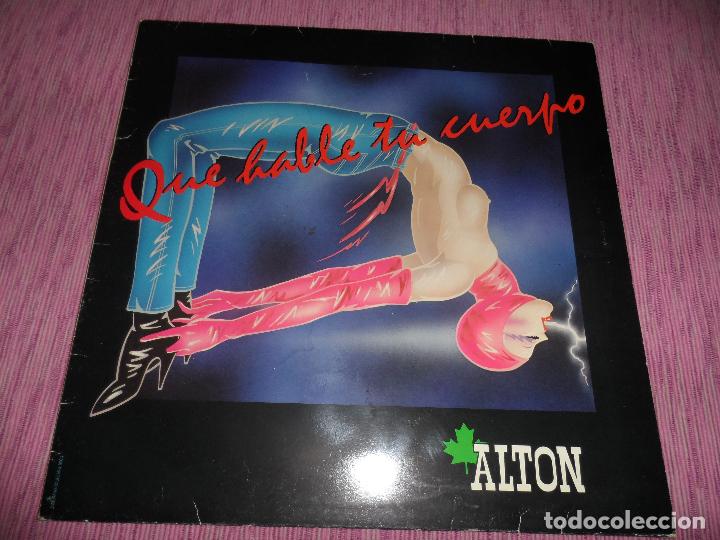 Discos de vinilo: QUE HABLE TU CUERPO -  ALTON - Foto 1
