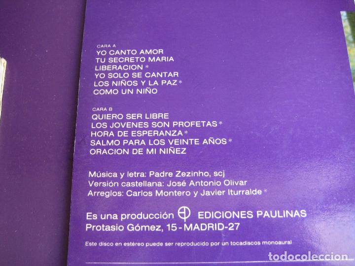 padre zezinho lp ediciones paulinas 1975 mi can - Buy LP vinyl records of  other Music Styles on todocoleccion