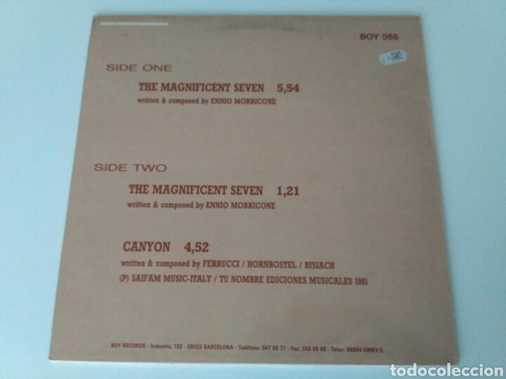 Discos de vinilo: DMixmasters - The Magnificent Seven - Foto 2