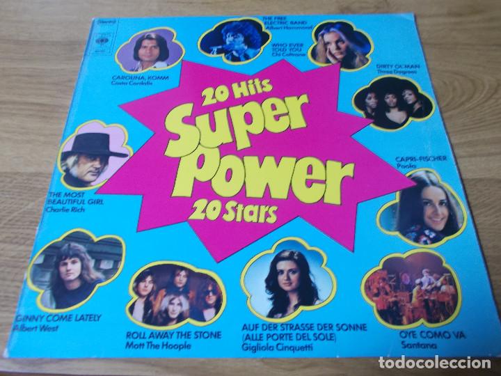 Discos de vinilo: 20 HITS SUPER POWER. 20 STARS. - Foto 1