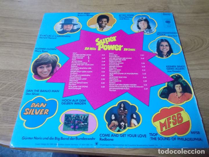 Discos de vinilo: 20 HITS SUPER POWER. 20 STARS. - Foto 2