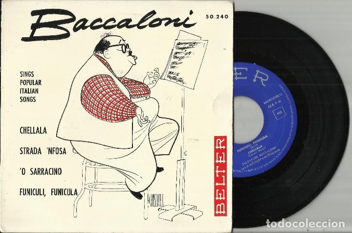 Discos de vinilo: SALVATORE BACCALONI ep O SARRACINO + 3 espa&ntilde;a 1959 a estrenar