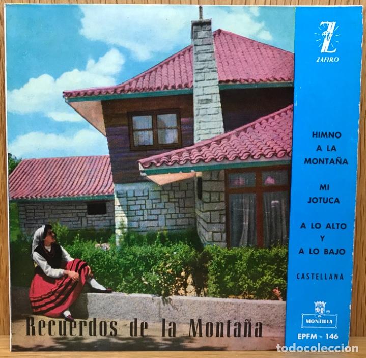 Discos de vinilo: Recuerdos de la monta&ntilde;a - Ochote ecos del Ebro - Himno a la monta&ntilde;a - M&uacute;sica de Cantabria