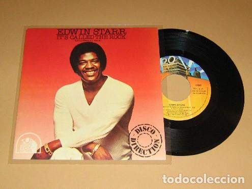 Discos de vinilo: EDWIN STARR - ITS CALLED THE ROCK - SINGLE - 1979 - Foto 1