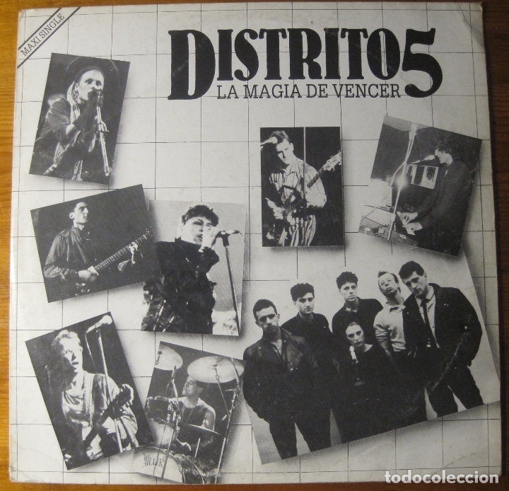 Discos de vinilo: Distrito 5- La Magia De Vencer Maxi Single - Foto 1