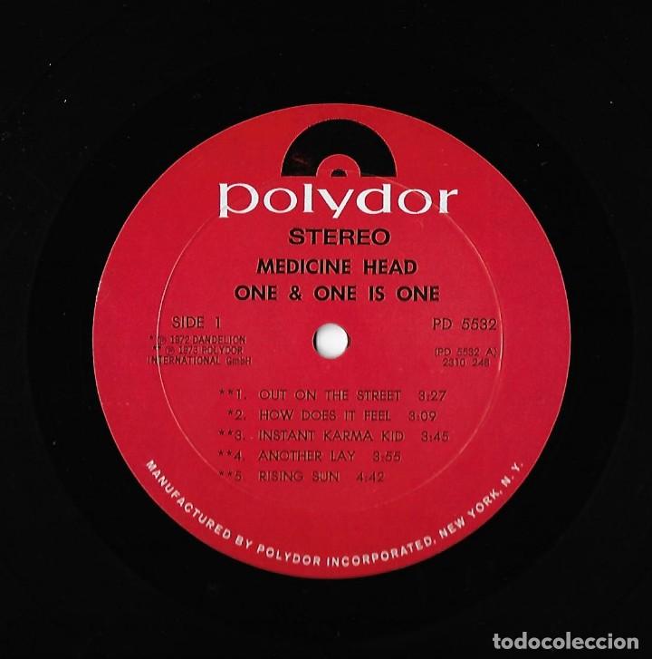 Discos de vinilo: MEDICINE HEAD: ONE & ONE IS ONE - Foto 3