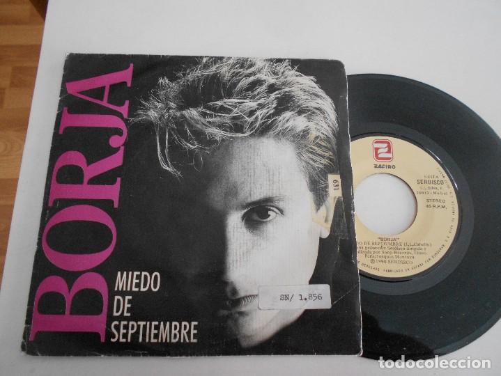 Disques de vinyle: BORJA-SINGLE MIEDO DE SEPTIEMBRE-AMBAS CARAS-PROMO