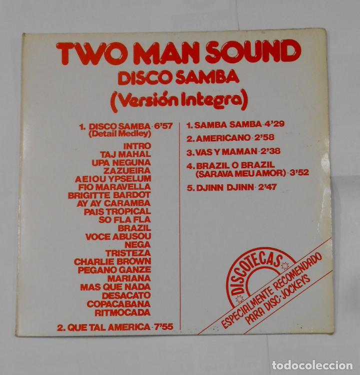 Discos de vinilo: TWO MAN SOUND. DISCO SAMBA. VERSION INTEGRA. TDKDA25 - Foto 1
