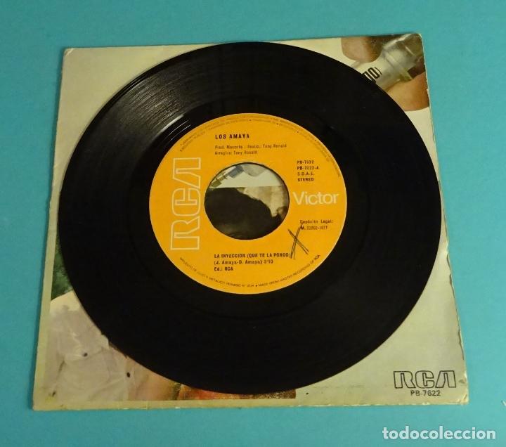 Discos de vinilo: LOS AMAYA. LA INYECCI&Oacute;N (QUE TE LA PONGO). COCOS. RCA - Foto 3