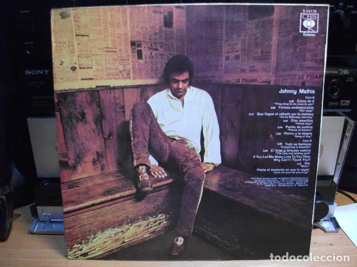 Discos de vinilo: JOHNNY MATHIS  JOHNNY MATHIS  LP SPAIN  1970 PDELUXE - Foto 2