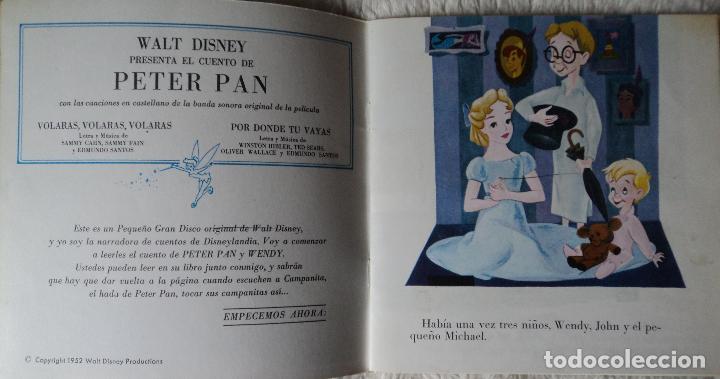 Discos de vinilo: Peter Pan - BSO - Edici&oacute;n de 1968 de Espa&ntilde;a - Con Libreto - Foto 3