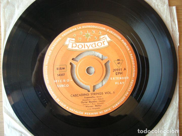 Discos de vinilo: RARE EP SPAIN 50S WERNER MULLER Y SU ORQUESTA CASCADING STRINGS VOL. 1 - Foto 4