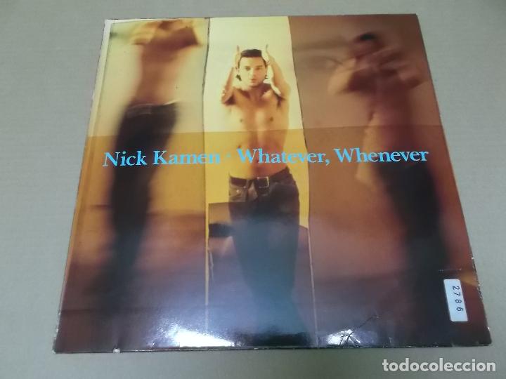 Discos de vinilo: NICK KAMEN (LP) WHATEVER, WHENEVER A&Ntilde;O 1992 - Foto 1