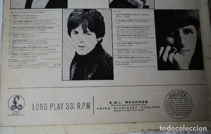 Discos de vinilo: The Beatles - Help - 1.&ordf; Edici&oacute;n de 1965 de England - Foto 3