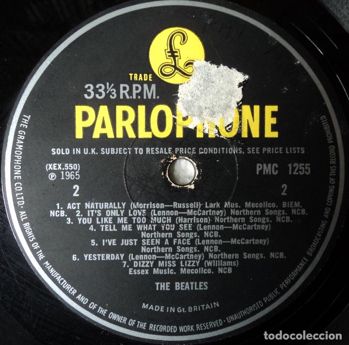 Discos de vinilo: The Beatles - Help - 1.&ordf; Edici&oacute;n de 1965 de England - Foto 6