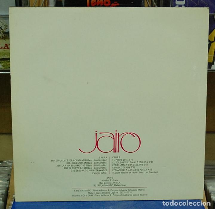 Discos de vinilo: Jairo. Gramusic 1978, ref. GM-750. LP - Foto 2