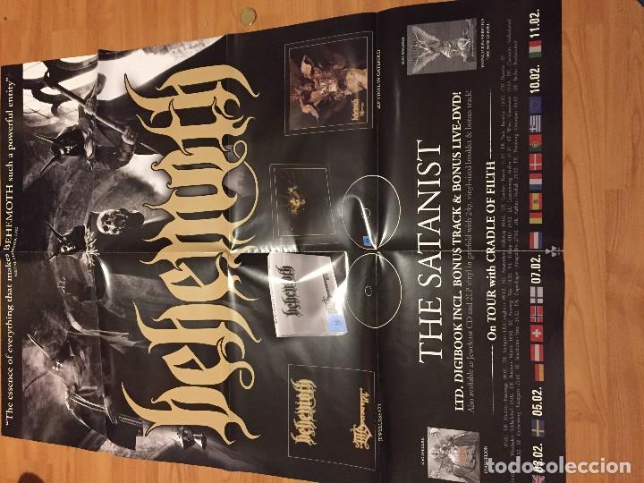 Discos de vinilo: POSTER BEHEMOTH `The Satanist` - Foto 2