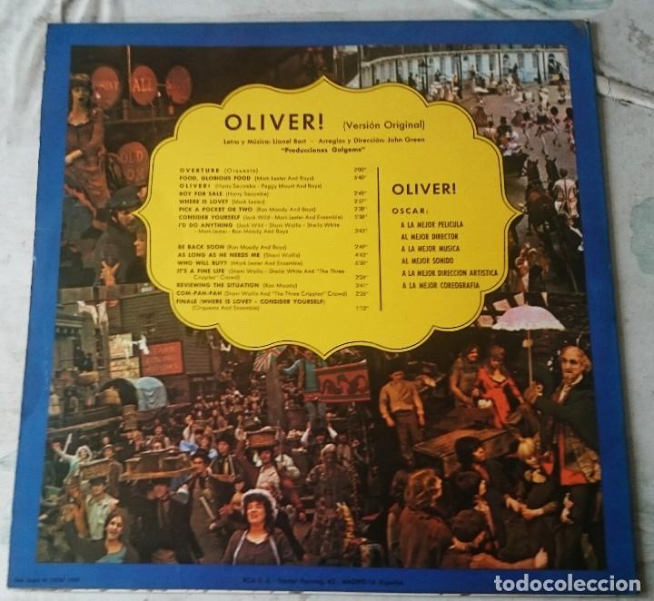Discos de vinilo: Oliver! (Versi&oacute;n original)  (RCA 1969) - Foto 4