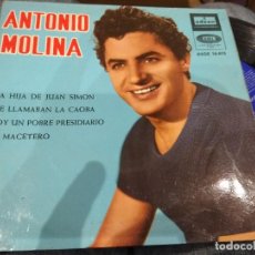 Discos de vinilo: EP ANTONIO MOLINA LA HIJA DE JUAN SIMÓN EX/EX