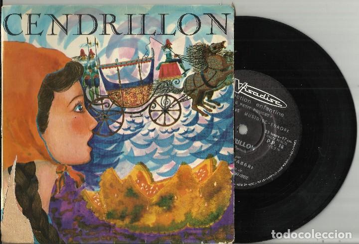 Discos de vinilo: cendrillon single disco cuento francia - Foto 1