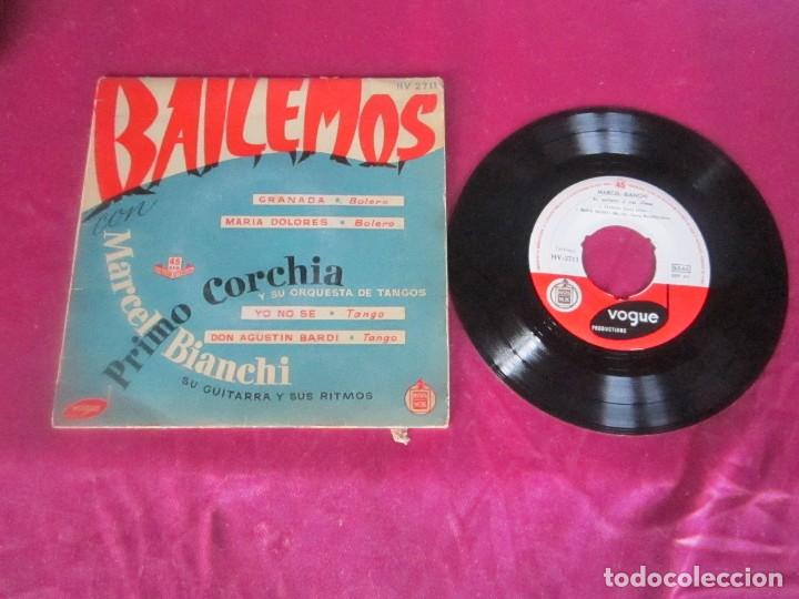 Discos de vinilo: BAILEMOS CON MARCEL BIANCHI PRIMO CORCHIA  EP VINILO - Foto 1