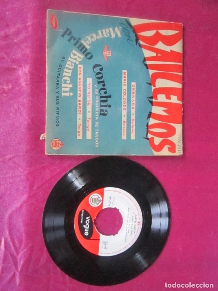 Discos de vinilo: BAILEMOS CON MARCEL BIANCHI PRIMO CORCHIA  EP VINILO - Foto 2
