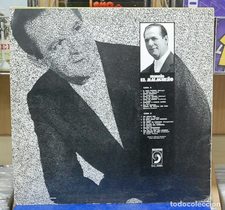Discos de vinilo: Manolo el malague&ntilde;o. Discophon 1971. LP - Foto 2
