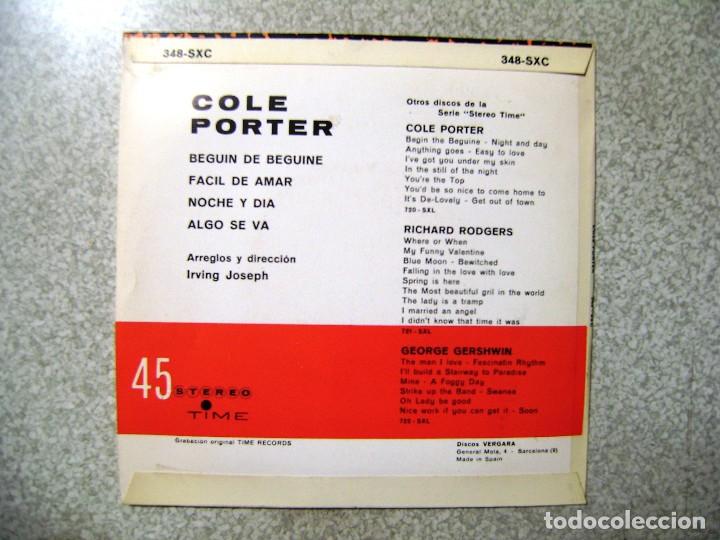 Discos de vinilo: COLE PORTER.BEGUIN DE BEGUINE + 3...EX+ - Foto 2